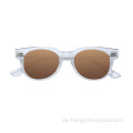 Vintage Customized Man Square Transparent Frames Acetat Sonnenbrille